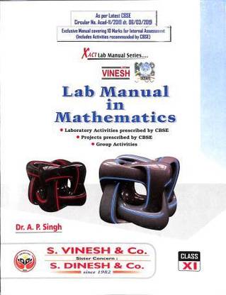 Vinesh Lab Manual In Mathematics Class 11
