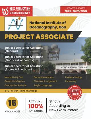 National Institute of Oceanography, Goa - Project Associate