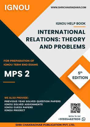 IGNOU MPS 2 International Relations: Theory and Problems Study Material & Book (MA Political Science)
