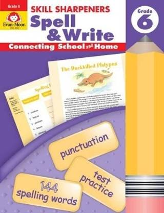 Skill Sharpeners: Spell & Write, Grade 6 Workbook