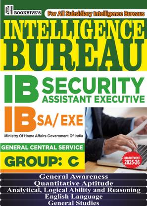 IB Security Assistant/Executive 2025-2026 IB SA/Exe Intelligence Bureau (Set of 5 Books)  - IB SA/EXE 2025