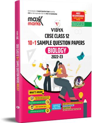 CBSE Sample Paper Class 12 Biology for 2023 Examination by Maxx Marks