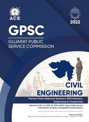 Gujarat Public Service Commission Civil Engineering previous years objective questions with solutions, subjectwise & chapterwise