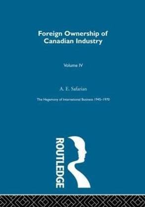 Foreign Ownership Canadn Indus