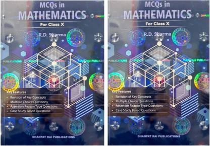 Mathematics For Class 10 with MCQs (Set of 2 Books) - CBSE - Examination - 2025-26