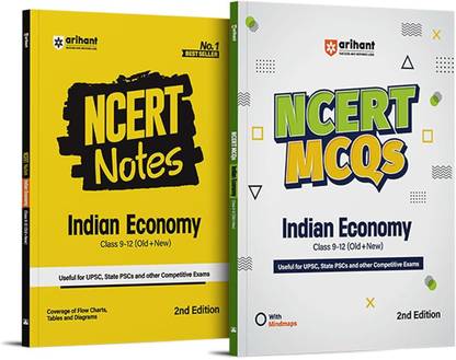 Ncert Notes & MCQS Indian Economy Class 9 -12 (Old + New) (Editioni)