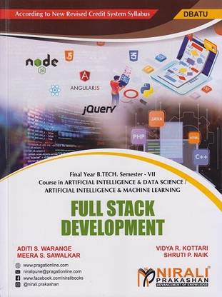 FULL STACK DEVELOPMENT (Final Year B.Tech in Artificial Intelligence and Machine Learning AIML, Artificial Intelligence and Data Science AI/DS - Semester 7 - DBATU)