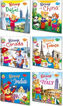 Benny in Dubai, China, Canada, France, India and Italy Book for kids : Storytelling Books for kids, Childrens story book, Children educational book | Set of 6 story books.
