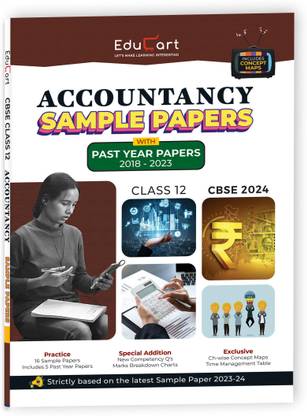 Educart CBSE Accountancy Class 12 Sample Paper 2023-24 (Introducing Revision Maps and Past Year Papers) 2024  - Sample Paper Class 12 2023 24 CBSE
