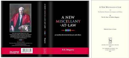 A New Miscellany-at-Law: Yet Another
Diversion for Lawyers and Others
