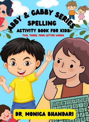 Spelling Activity Book for Kids (Two, Three, Four Letter Words)