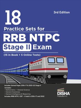 18 Practice Sets for RRB NTPC Stage II Exam (15 in Book + 3 Online Tests) 3rd Edition