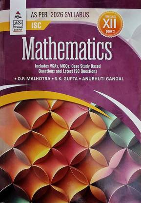 Isc Mathematics XII