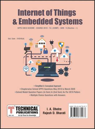 Internet of Things and Embedded Systems for SPPU 19 Course (TE - SEM V - COMP. - 310245 - Elective I)