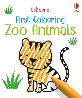 First Colouring Zoo Animals