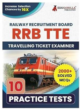 RRB TTE : Travelling Ticket Examiner Recruitment Exam Book  - 2024 (English Edition) | Railway Recruitment Board | 10 Practice Tests (2000 Solved MCQs) with Free Access To Online Tests
