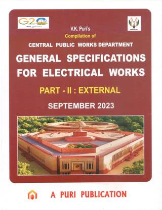 Compilation of CPWD General Specifications For Electrical Works Part - II : EXTERNAL