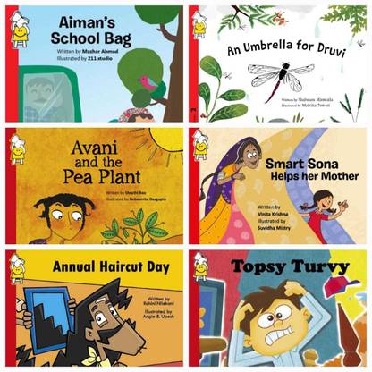 PRATHAM BOOKS set of 6 Books Level 2
