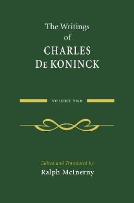 The Writings of Charles De Koninck