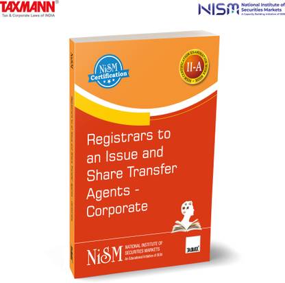 NISM X Taxmann's Registrars to an Issue and Share Transfer Agents – Corporate | Comprehensive Guide for RTA Professionals—with Practical SOPs | Best Practices for Efficient and Compliant Operations