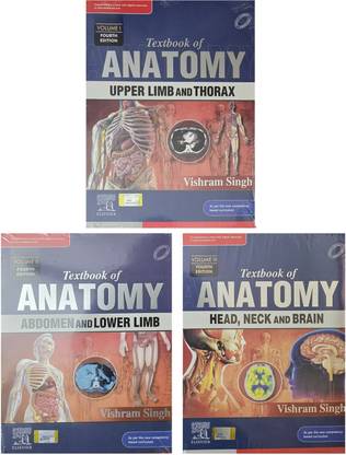 Textbook Of Anatomy:Upper Limb and Thorax, Vol 1, Abdomen And Lower Limb, Vol 2, Head, Neck And Brain, Vol 3, 3rd Revised And Updated Edition (3 Book Set)