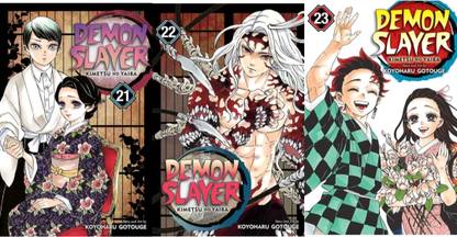 Demon slayer vol 21,22 and 23