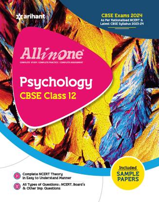 Arihant All In One Class 12th Psychology for CBSE Exam�2024