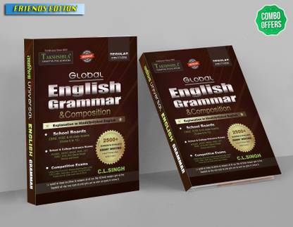 Global English Grammar For Secondary Classes ( For IX, X, XI, XII ) & college and all competitive examinations 2Combo Pack