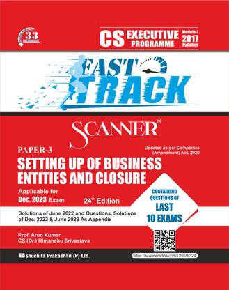 Scanner CS Professional Module I Paper - 3 Drafting, Pleadings and Appearances
