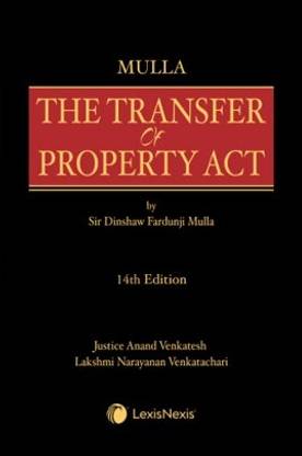 Mulla' The Transfer Of Property Act 14th Ed 2023 Latest Edition 2023