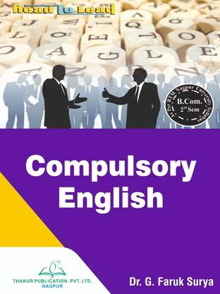 Compulsory English , RTMNU B.COM 2nd Semester (2023) Book By Thakur Publication