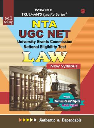 Trueman's NTA UGC NET Law | Covers 3800+ MCQ's with Answers & Important Solutions | For Examination June 2024 2023 Edition