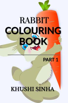 RABBIT COLOURING BOOK  - FOR KIDS