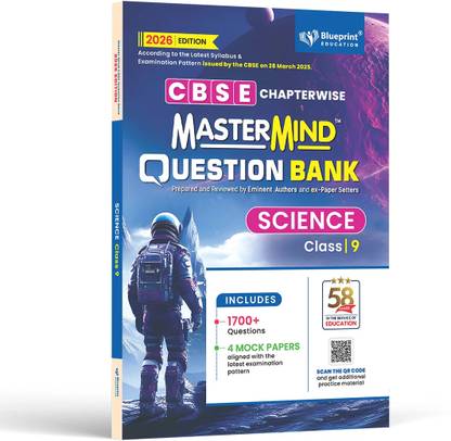 Mastermind CBSE Question Bank Class 9 Science Exam 2026 (Chapterwise Based On Latest Syllabus Pattern)