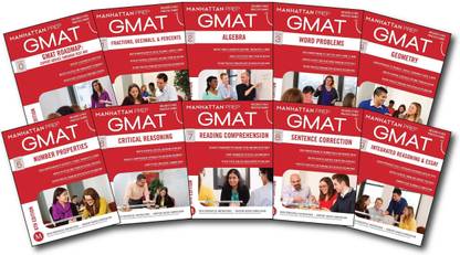 GMAT Manhattan Study Material (0 To 9 Books)  - No with 10 Disc
