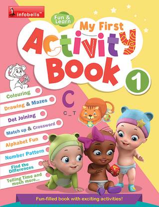 My First Activity Book Vol.1  - Learning Practice Improving Book for Children