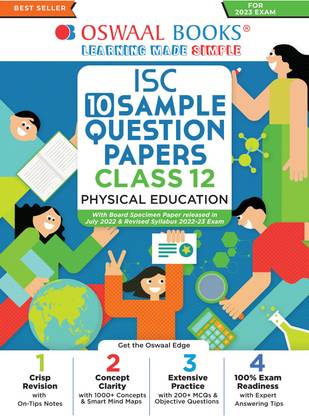 Oswaal ISC Sample Question Papers Class 12 Physical Education for 2023 Board Exam (based on the latest CISCE/ICSE Specimen Paper)