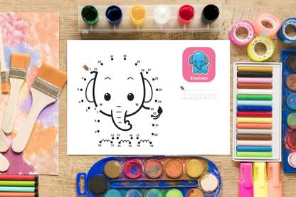 Dot to Dot Puzzle Challenging Numerical Order,Counting, and More Coloring Book for Preschool to Kindergarten,Connect the Dots, Activity book Fun Great Gift for Boys & Girls Sketch Painting Book  - DROVING with 1 Disc