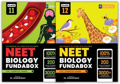 Biology Fundabox Class XI & XII - NEET UG / CBSE | NEET 2025 | NEET Chemistry | Fundabox | According to latest NTA Syllabus | Medical Entrance Exam