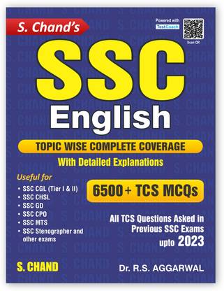 SSC English 6500+ TCS MCQs | Topicwise Coverage | Detailed Explanations | Short Tricks | English Language | Previous year Questions (PYQ) | For SSC CGL, CHSL, GD, CPO, MTS, Stenographer Exams | 2023