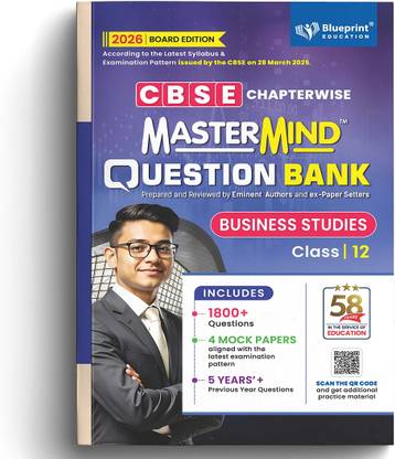 Mastermind CBSE Question Bank Class 12 Business Studies Exam 2026 With 4 Mock Papers