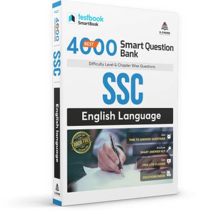Testbook SmartBook 4000 MCQ Questions for SSC- Language New Pattern