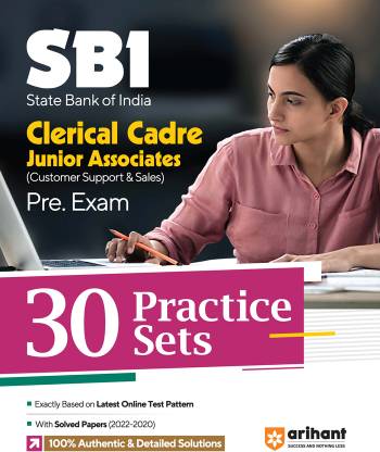 (OldEditon)Arihant
SBIClerkPreExam2025(30PracticeSets)