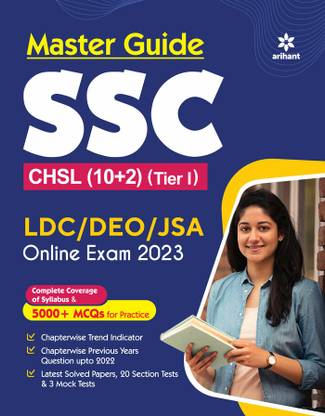 SSC CHSL (10+2) Combined Higher Secondary Level Tier 1 Master Guide 2023