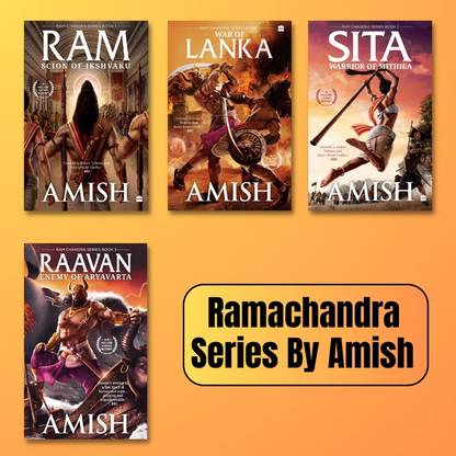 Ramachandra Series Set Of 4 Books (Ram + Sita + Raavan + Lanka)