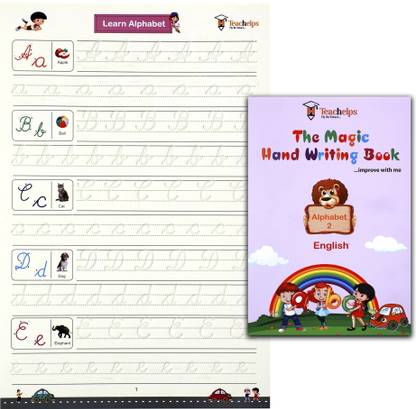 Cursive Writing Magic Book | The Magic Hand Writing Book | Reusable | 1 Pen Set  - Cursive Magic Book