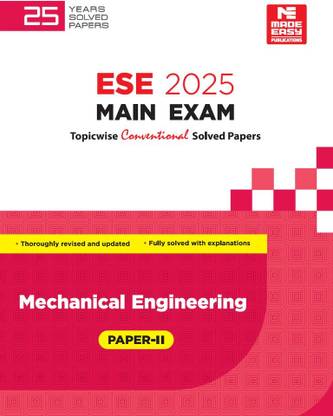 ESE 2025 Mains Examination: Mechanical Engineering Conventional Paper-2