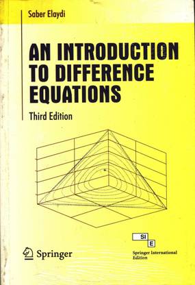 Introduction to Difference Equations 3ed,an