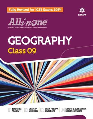 Arihant All In One Class 9th Geography for ICSE�Exam�2024 Sixteenth Edition