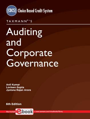 Taxmann's Auditing and Corporate Governance – Updated & amended student-oriented book with simple, systematic & comprehensive explanation of auditing, corporate governance, CSR | B.Com. (Hons) | CBCS
